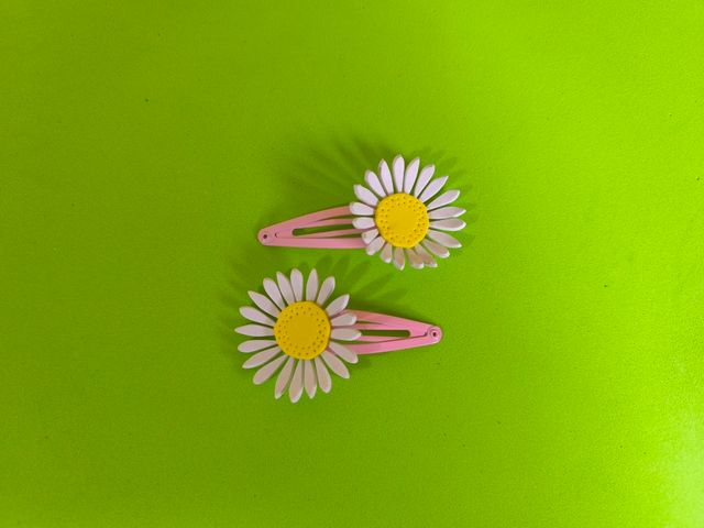 2 Mollette capelli margherita