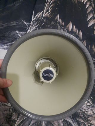 Megáfono Portátil Beige y Azul