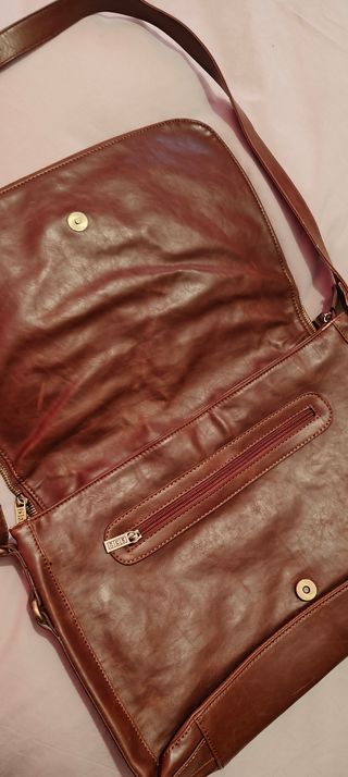 Bolso bandolera marrón