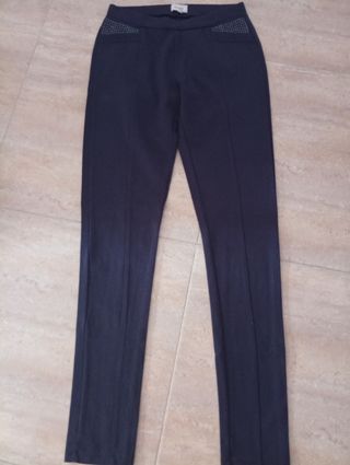 Pantalones negros vestir brillos
