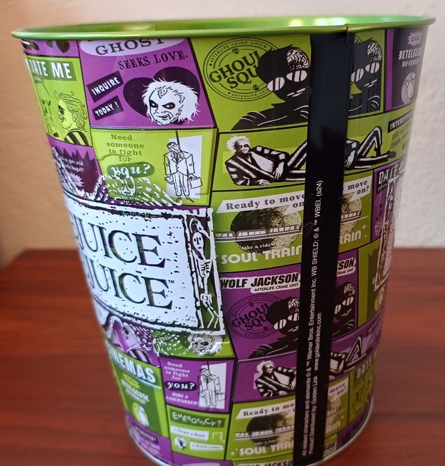 CUBO PALOMITAS PELÍCULA BEETLEJUICE BEETLEJUICE