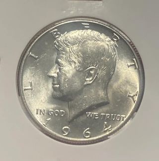 Medio dolar 1964 Kennedy D Denver plata Dollar