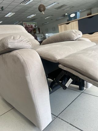Sillón Relax Beige - Tela Suave