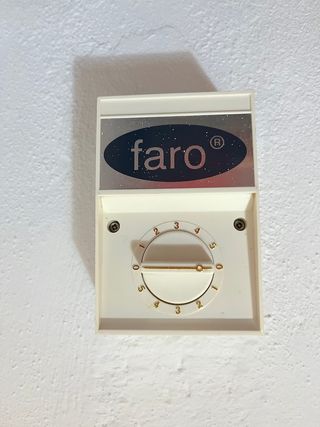 Ventilador de techo en acero blanco
