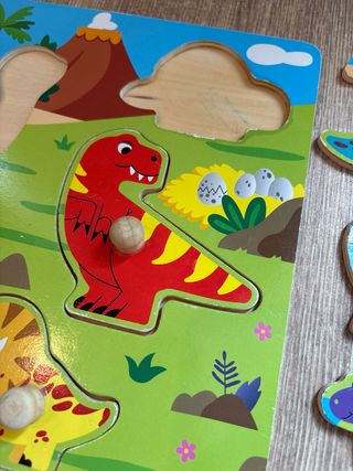 2 Puzzle para Bebé de Madera