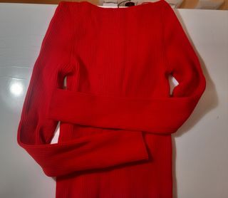 Camiseta Roja S de Stradivarius 