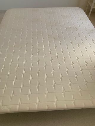 Base cama tapizada beige - Cama 150x190