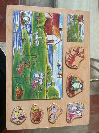 Puzzle intantil animales