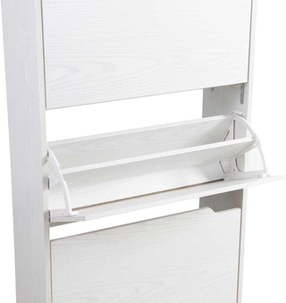 Scarpiera Portascarpe in Legno MDF con 4 Ante Port