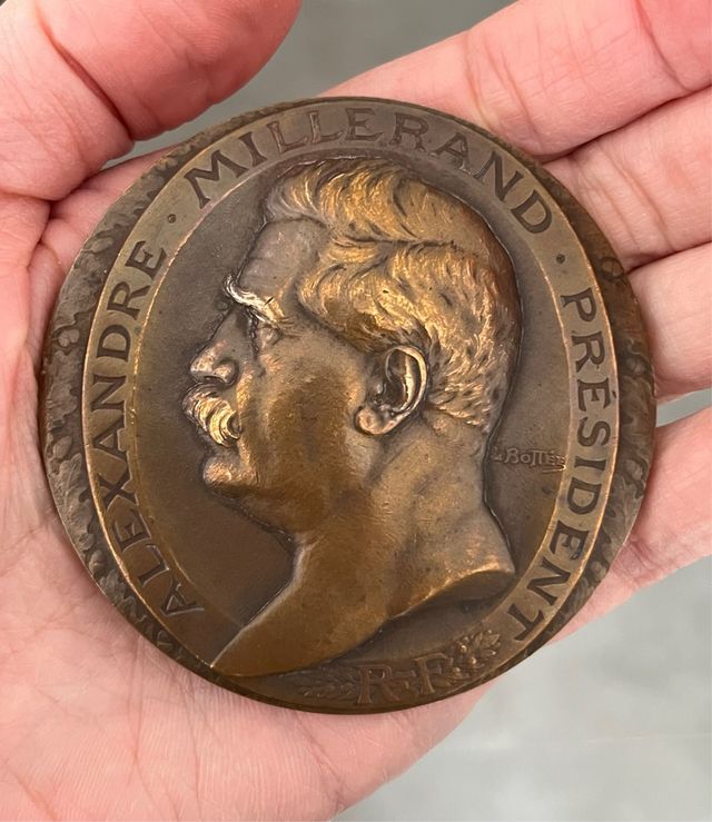 Medallón Bronce República francesa