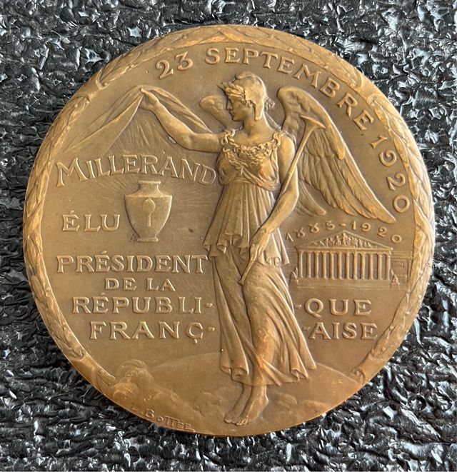 Medallón Bronce República francesa