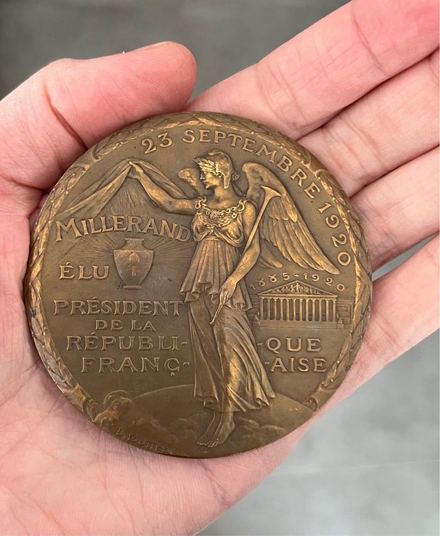 Medallón Bronce República francesa