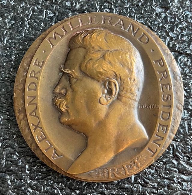 Medallón Bronce República francesa