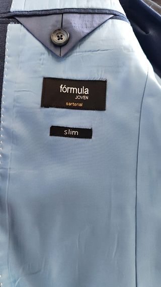 Traje azul marino Corte Inglés 