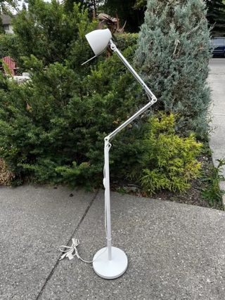 Lampara pie IKEA - Blanca