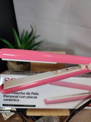 Mini Plancha Pelo Sogo SS-3800 - Rosa NUEVO