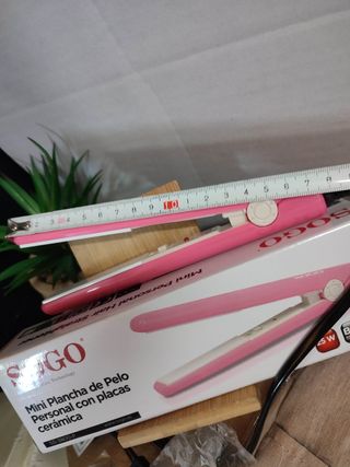 Mini Plancha Pelo Sogo SS-3800 - Rosa NUEVO
