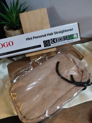 Mini Plancha Pelo Sogo SS-3800 - Rosa NUEVO