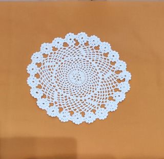 3 Centrini all'uncinetto vintage