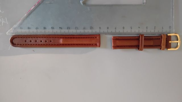 cinturini vintage in pelle 16 mm