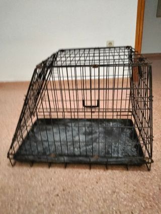 jaula perro transporte 80x48x58cm