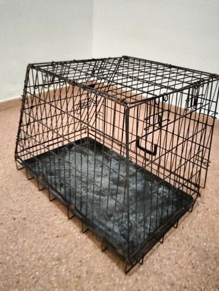 jaula perro transporte 80x48x58cm