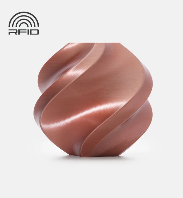 Filamento PLA Silk BambuLab Oro Rosa