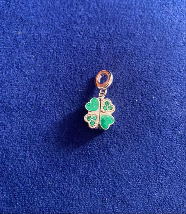 Charm abalorio Trébol Mariquita pulsera pandora