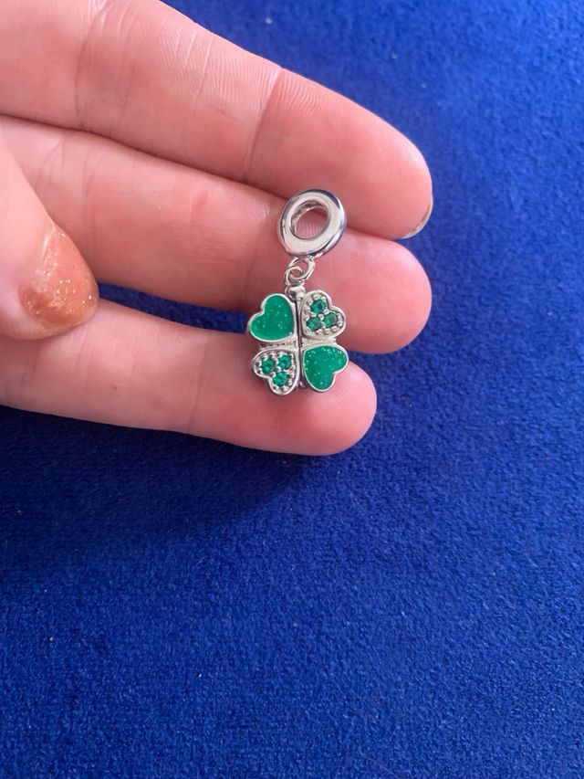 Charm abalorio Trébol Mariquita pulsera pandora