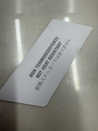 Pegatina pequeña Sc Project No es aticalorica