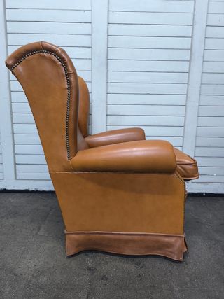 Sillón piel orejero. Vibtage