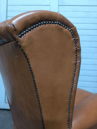Sillón piel orejero. Vibtage