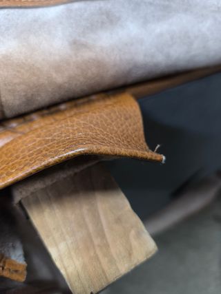 Sillón piel orejero. Vibtage