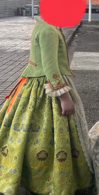 Vestido fallera niña 2-3-4 años