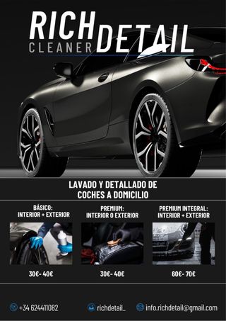 LAVADO DE AUTOS DETALLADO