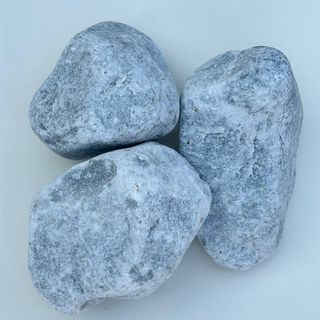 Piedra mármol Canto rodado 60/90mm GRIS NEVADO20kg