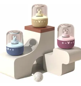 Altavoz Bluetooth Disney Rosa Luz RGB Portátil