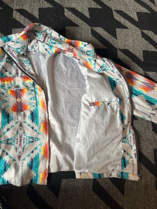 Chaqueta étnica multicolor