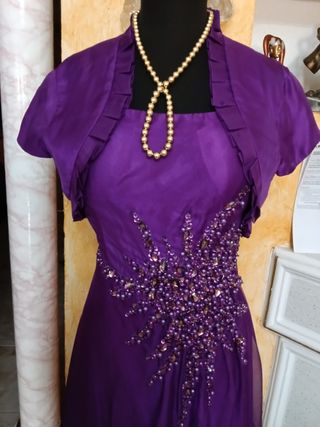 Vestido fiesta con torera