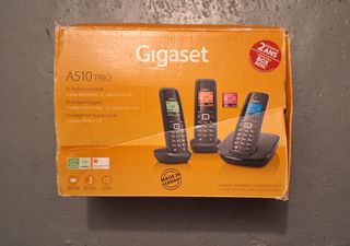 Trío 3 teléfonos ☎️ fijos, para casa, Gigaset A510