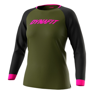 Maillot Dynafit Ride manga larga verde negro