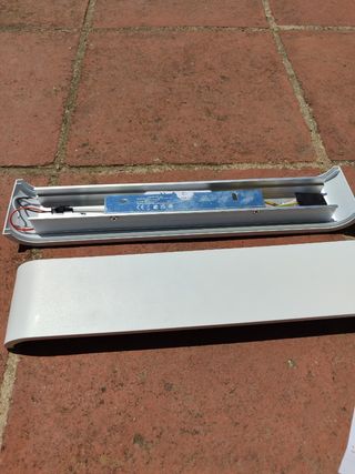 2 apliques led pared.