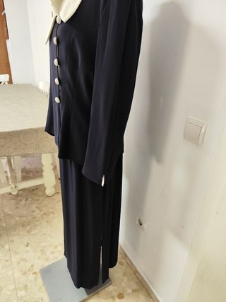 Vestido largo con chaqueta pronovias 