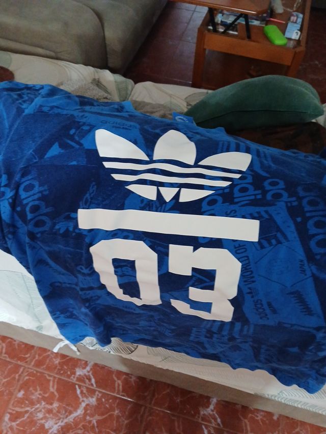 Camiseta Adidas azul n°03