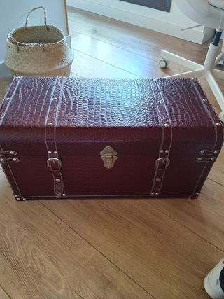Baúl Vintage Piel Sintética