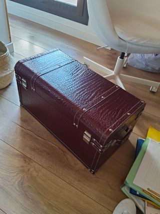 Baúl Vintage Piel Sintética