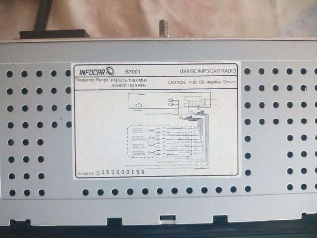 Autoradio USB MP3. INFOCUS