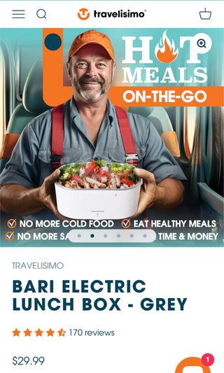 Fiambrera electrica. Lunch box