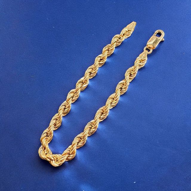 Pulsera Cordón Salomónico 5.00 mm Oro 18 Kilates