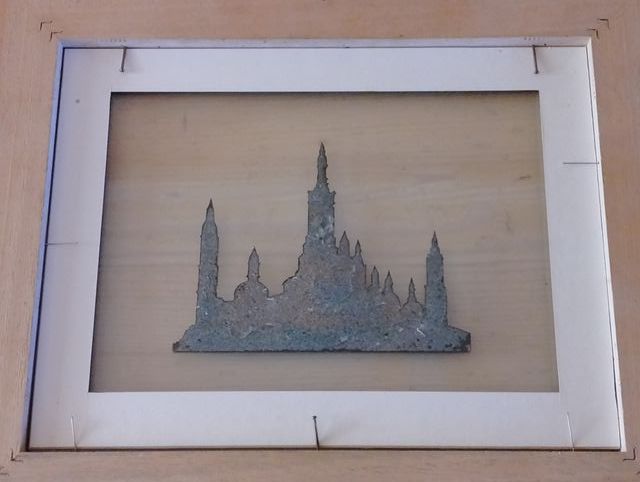 CUADRO CON ESMALTE DE EL PILAR ZARAGOZA DE ALAIZA